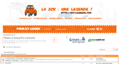 Desktop Screenshot of forum.2cv-legende.com