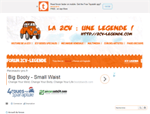 Tablet Screenshot of forum.2cv-legende.com